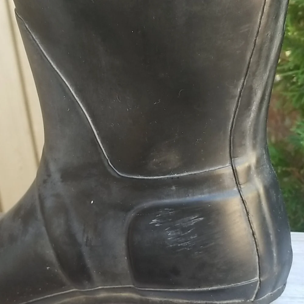Hunter Black Tall Rain Boots